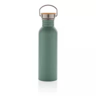   Sticla de apa, sport, Everestus, 2707258, Otel, Bambus, 700 ml, 7.1x7.1x24xø7.1 cm, Verde