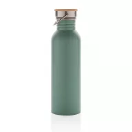   Sticla de apa, sport, Everestus, 2707258, Otel, Bambus, 700 ml, 7.1x7.1x24xø7.1 cm, Verde