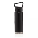 Termos fara scurgeri, 680 ml, 28.3xø8.4 cm, Everestus, 20SEP0509, Otel, Negru