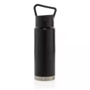 Termos fara scurgeri, 680 ml, 28.3xø8.4 cm, Everestus, 20SEP0509, Otel, Negru