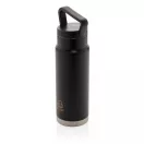 Termos fara scurgeri, 680 ml, 28.3xø8.4 cm, Everestus, 20SEP0509, Otel, Negru