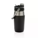 Termos, Everestus, 22FEB1251, 500 ml, 9.8x8.6x21.2xØ 8.6 cm, Otel, Negru