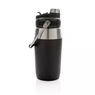   Termos, Everestus, 22FEB1251, 500 ml, 9.8x8.6x21.2xØ 8.6 cm, Otel, Negru