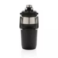   Termos, Everestus, 22FEB1251, 500 ml, 9.8x8.6x21.2xØ 8.6 cm, Otel, Negru