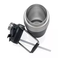   Termos, Everestus, 22FEB1251, 500 ml, 9.8x8.6x21.2xØ 8.6 cm, Otel, Negru