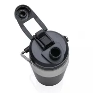   Termos, Everestus, 22FEB1251, 500 ml, 9.8x8.6x21.2xØ 8.6 cm, Otel, Negru