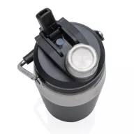   Termos, Everestus, 22FEB1251, 500 ml, 9.8x8.6x21.2xØ 8.6 cm, Otel, Negru