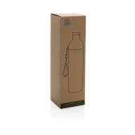   Sticla de apa sport 600 ml, 2401E16232, Everestus, 24.3xØ6.5 cm, rPET, Polipropilena, Negru