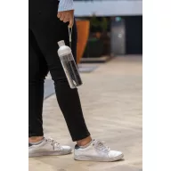   Sticla de apa sport 600 ml, 2401E16238, Everestus, 24.3xØ6.5 cm, rPET, Polipropilena, Alb