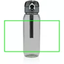 Sticla de apa sport 800 ml, 2401E16733, Everestus, 25xØ7.8 cm, rPET, Polipropilena, Negru