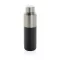 Sticla termos, 600 ml, 2502E16316, Everestus, 24.4 x ⌀7 cm, Otel, Negru