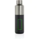 Sticla termos, 600 ml, 2502E16316, Everestus, 24.4 x ⌀7 cm, Otel, Negru