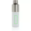 Sticla termos, 600 ml, 2502E16320, Everestus, 24.4 x ⌀7 cm, Otel, Alb