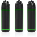 Sticla de apa sport, 700 ml, 2502E15313, Everestus, 27.4 x ⌀7.5 cm, Otel, Negru