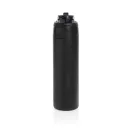 Sticla de apa sport, 700 ml, 2502E15313, Everestus, 27.4 x ⌀7.5 cm, Otel, Negru