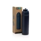 Sticla de apa, Everestus, 2610E18364, 720 ml, 27.4xØ7.5 cm, Otel inoxidabil, Polipropilena, Albastru Navy