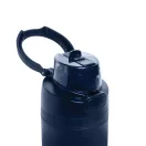 Sticla de apa, Everestus, 2610E18364, 720 ml, 27.4xØ7.5 cm, Otel inoxidabil, Polipropilena, Albastru Navy