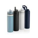 Sticla de apa, Everestus, 2610E18364, 720 ml, 27.4xØ7.5 cm, Otel inoxidabil, Polipropilena, Albastru Navy