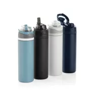   Sticla de apa, Everestus, 2610E18364, 720 ml, 27.4xØ7.5 cm, Otel inoxidabil, Polipropilena, Albastru Navy