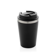   Cana de voiaj, 350 ml, 2502E15493, Everestus, 14.5 x ⌀9 cm, Polipropilena, Negru