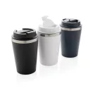 Cana de voiaj, 350 ml, 2502E15493, Everestus, 14.5 x ⌀9 cm, Polipropilena, Negru