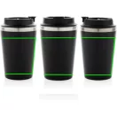 Cana de voiaj, 350 ml, 2502E15493, Everestus, 14.5 x ⌀9 cm, Polipropilena, Negru
