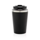 Cana de voiaj, 350 ml, 2502E15493, Everestus, 14.5 x ⌀9 cm, Polipropilena, Negru