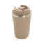 Cana de voiaj, Everestus, 2610E18482, 350 ml, 14.5xØ9 cm, Otel inoxidabil, Polipropilena, Bej Greige