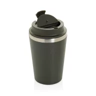   Cana de voiaj, Everestus, 2610E18481, 350 ml, 14.5xØ9 cm, Otel inoxidabil, Polipropilena, Verde