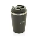 Cana de voiaj, Everestus, 2610E18481, 350 ml, 14.5xØ9 cm, Otel inoxidabil, Polipropilena, Verde