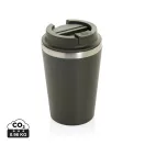 Cana de voiaj, Everestus, 2610E18481, 350 ml, 14.5xØ9 cm, Otel inoxidabil, Polipropilena, Verde