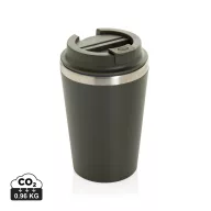   Cana de voiaj, Everestus, 2610E18481, 350 ml, 14.5xØ9 cm, Otel inoxidabil, Polipropilena, Verde