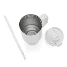 Cana de voiaj, 480 ml, 2502E15478, Everestus, 19 x ⌀8.5 cm, Otel, Alb