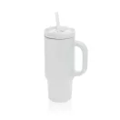 Cana de voiaj, 480 ml, 2502E15478, Everestus, 19 x ⌀8.5 cm, Otel, Alb