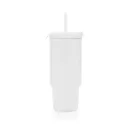 Cana de voiaj, 480 ml, 2502E15478, Everestus, 19 x ⌀8.5 cm, Otel, Alb