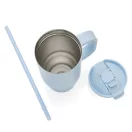 Cana de voiaj, 480 ml, 2502E15475, Everestus, 19 x ⌀8.5 cm, Otel, Albastru