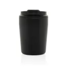 Cana de voiaj, XD, 2610E18507, 220 ml, 12xØ8 cm, Polipropilena, Otel inoxidabil, Negru