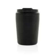   Cana de voiaj, XD, 2610E18507, 220 ml, 12xØ8 cm, Polipropilena, Otel inoxidabil, Negru