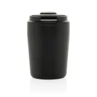  Cana de voiaj, XD, 2610E18507, 220 ml, 12xØ8 cm, Polipropilena, Otel inoxidabil, Negru