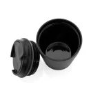 Cana de voiaj, XD, 2610E18507, 220 ml, 12xØ8 cm, Polipropilena, Otel inoxidabil, Negru