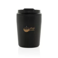   Cana de voiaj, XD, 2610E18507, 220 ml, 12xØ8 cm, Polipropilena, Otel inoxidabil, Negru