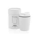 Cana de voiaj, XD, 2610E18511, 220 ml, 12xØ8 cm, Polipropilena, Otel inoxidabil, Alb
