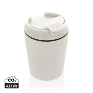   Cana de voiaj, XD, 2610E18511, 220 ml, 12xØ8 cm, Polipropilena, Otel inoxidabil, Alb