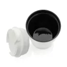 Cana de voiaj, XD, 2610E18511, 220 ml, 12xØ8 cm, Polipropilena, Otel inoxidabil, Alb