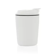   Cana de voiaj, XD, 2610E18511, 220 ml, 12xØ8 cm, Polipropilena, Otel inoxidabil, Alb