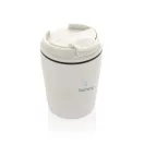 Cana de voiaj, XD, 2610E18511, 220 ml, 12xØ8 cm, Polipropilena, Otel inoxidabil, Alb