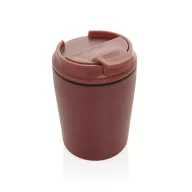   Cana de voiaj, XD, 2610E18510, 220 ml, 12xØ8 cm, Polipropilena, Otel inoxidabil, Rosu