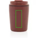 Cana de voiaj, XD, 2610E18510, 220 ml, 12xØ8 cm, Polipropilena, Otel inoxidabil, Rosu