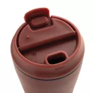 Cana de voiaj, XD, 2610E18510, 220 ml, 12xØ8 cm, Polipropilena, Otel inoxidabil, Rosu