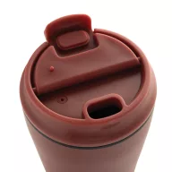   Cana de voiaj, XD, 2610E18510, 220 ml, 12xØ8 cm, Polipropilena, Otel inoxidabil, Rosu